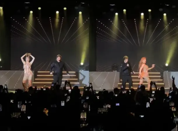 Video: Javier Milei fue a ver a Fátima Flórez a Mar del Plata e hizo su show en el teatro
