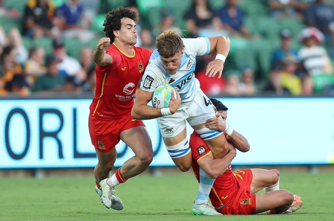 Los Pumas 7’s tuvieron un arranque para el olvido en Perth y ahora van por el quinto puesto
