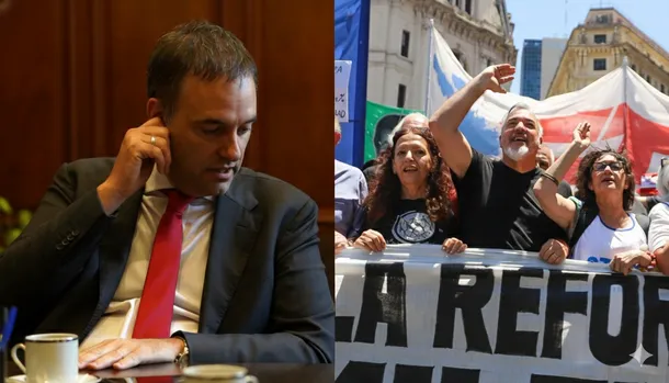 "Manuel Adorni no tendrá ni quién le sirva café": la respuesta de ATE a la amenaza de descuentos por el paro general