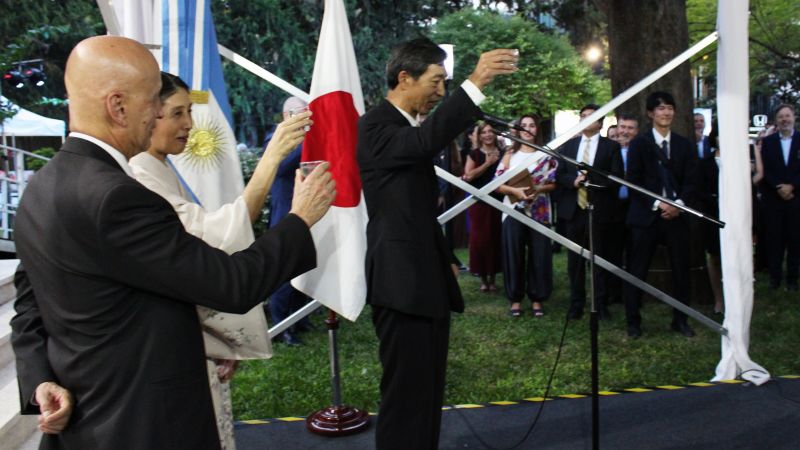 La Embajada de Japón celebró su fiesta nacional en Buenos Aires por el natalicio del emperador Naruhito