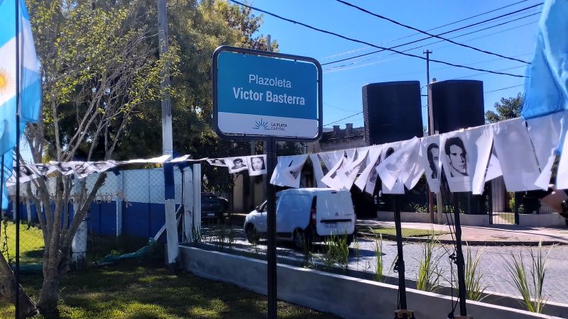 A 50 años del golpe, La Plata inauguró la Plazoleta Víctor Basterra en Tolosa