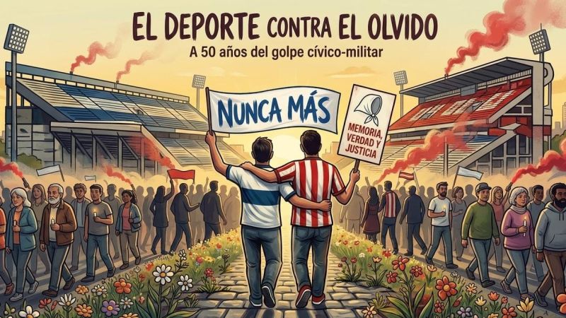 A 50 años del último golpe de estado cívico- militar, Estudiantes y Gimnasia gritan “Nunca Más”