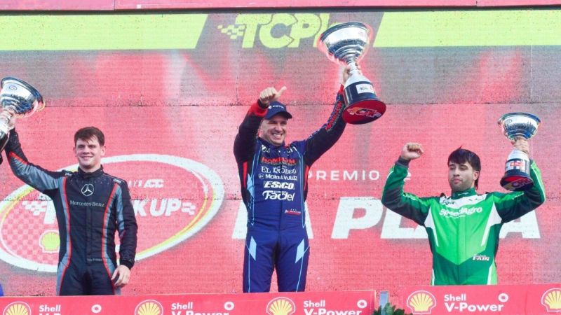 Werner y Fritzler fueron protagonistas del TC Pick Up en La Plata