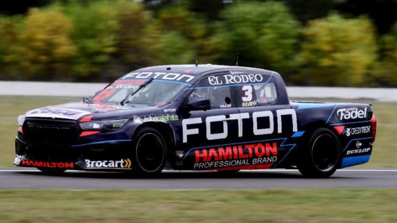 Mariano Werner probó en La Plata y afina detalles para la próxima fecha de TC Pick Up