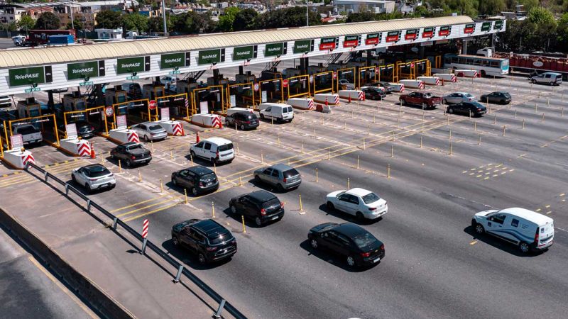 Adiós a las cabinas: avanzan los peajes sin barreras en rutas clave hacia la Costa