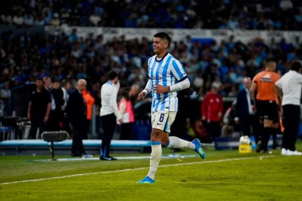 Marcos Rojo fue expulsado ante River y la gente de Racing explotó