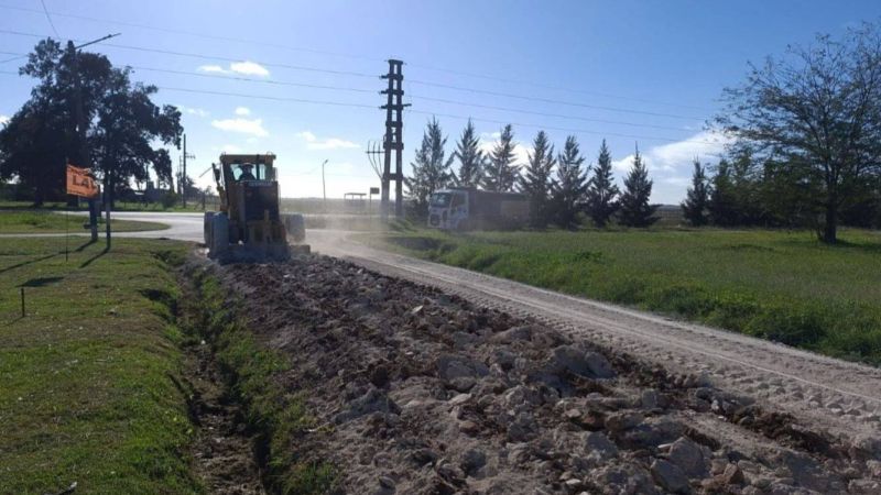 La Hermosura de Arana: avance en obras viales e hidráulicas