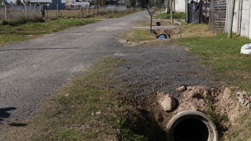 Avanza una obra hidráulica clave que beneficiará a 30 hectáreas del barrio Savoia