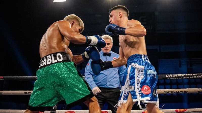 Boxeo en La Plata: Ayrton Giménez retuvo su título latino OMB con polémica y sigue invicto