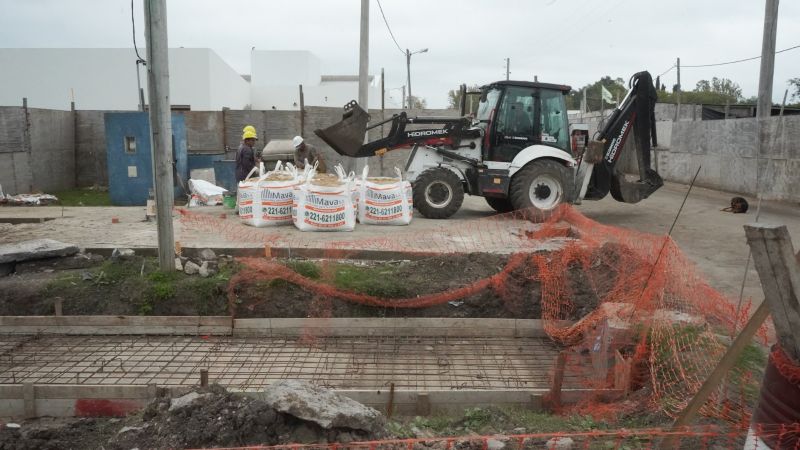 Avanza la obra hidráulica en Melchor Romero y ya tiene un 90% de ejecución