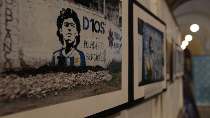 La Plata homenajeó a Maradona a 40 años del “Gol del Siglo”