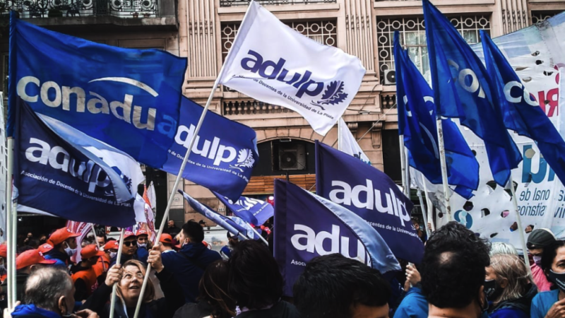 Después del 25 de mayo, la UNLP quedará atravesada por paros docentes y no docentes
