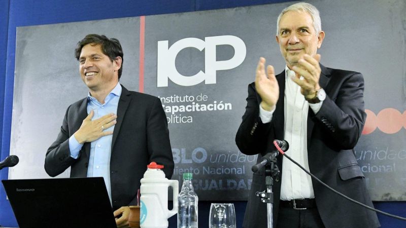 Kicillof y Alak lanzan en La Plata un curso de formación política sobre el futuro de la Argentina