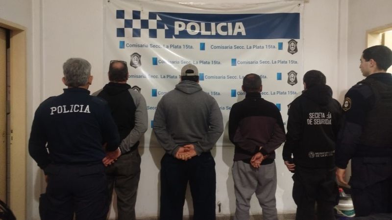 Tres hombres fueron detenidos por un presunto robo en La Plata