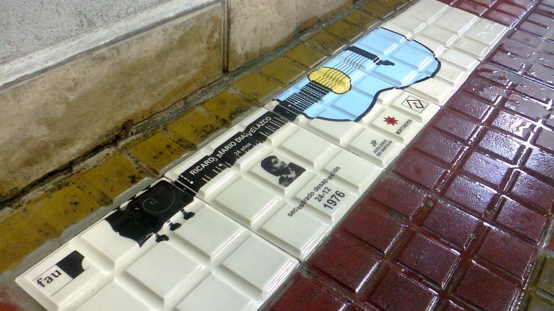 La Plata: realizarán un nuevo homenaje en el marco del programa Baldosas Blancas de la Memoria