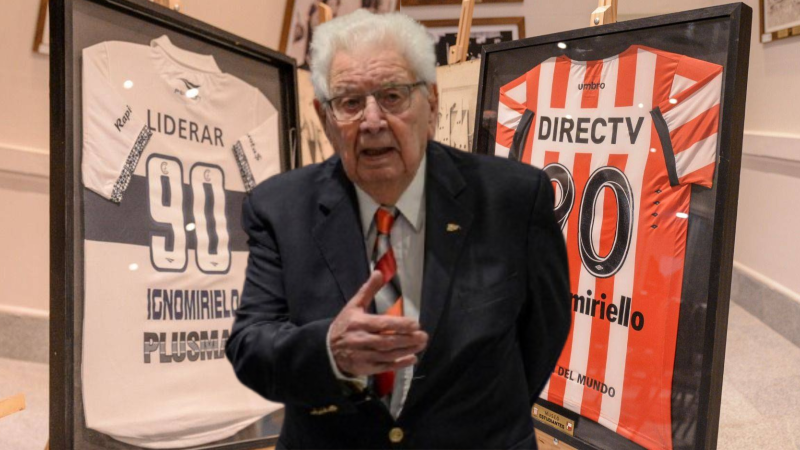 Miguel Ignomiriello cumple 99 años: el maestro platense que revolucionó la formación de futbolistas