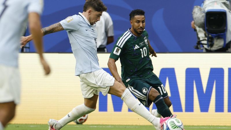 Uruguay rescató un empate ante Arabia Saudita