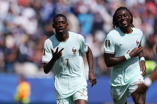 Francia goleó a Noruega con un hat-trick de Dembélé