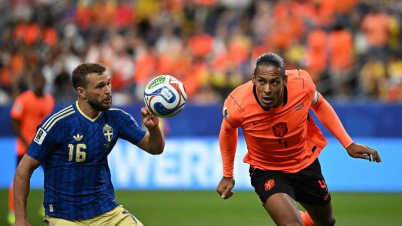 Países Bajos aplastó a Suecia por 5-1 y lidera el grupo F del Mundial 2026