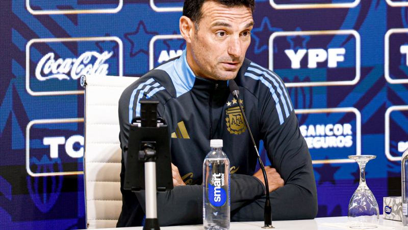 Scaloni confirmó que Messi será suplente ante Jordania