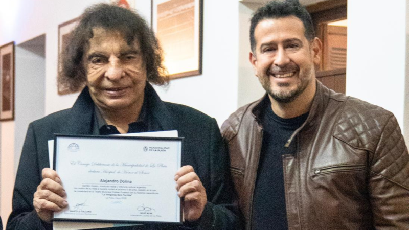 Alejandro Dolina fue declarado Huésped de Honor de La Plata