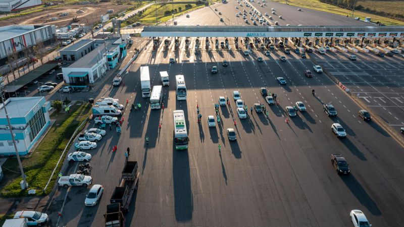 Avanzan las obras de un cuarto carril  para agilizar el tránsito en Autopista Buenos Aires–La Plata