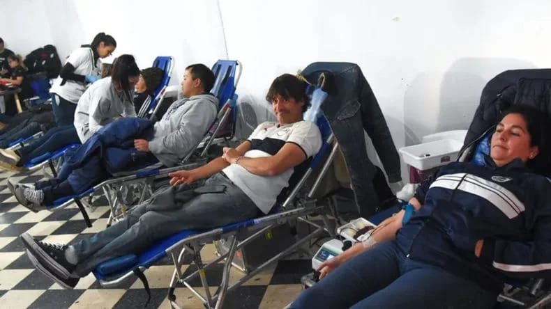Gimnasia hace su tradicional donación de sangre