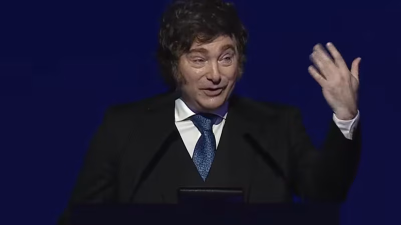 Milei celebró el estreno mundialista de Argentina con una publicación en Instagram