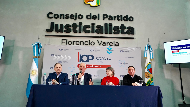 Alak encabezó una jornada de formación política del PJ bonaerense en Florencio Varela