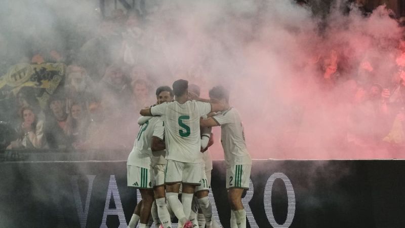 Argelia sorprendió a Países Bajos antes del debut frente a Argentina