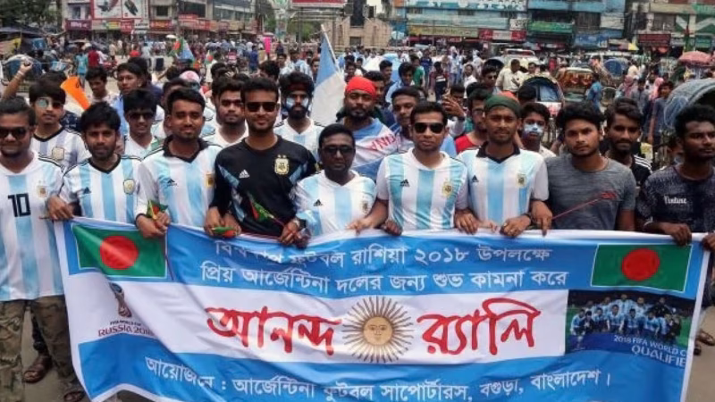 El apoyo de Bangladesh a la Selección Argentina volvió a ser viral tras el debut en el Mundial 2026