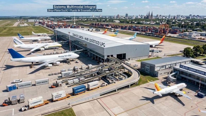 El Municipio busca reactivar el aeropuerto de La Plata para potenciar el comercio electrónico