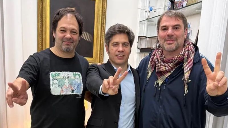 Kicillof recibió un dirigente de ATE Tandil en La Plata