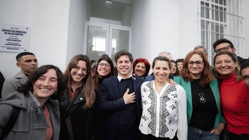 Kicillof inauguró la nueva guardia de Salud Mental del Hospital Dr. Alejandro Korn