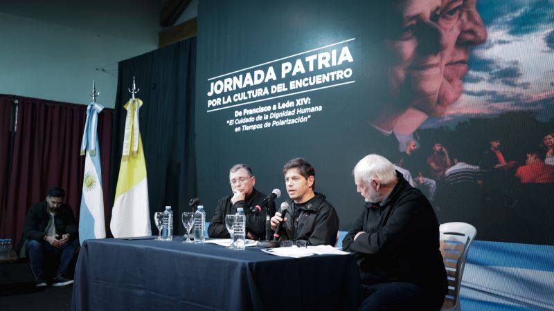 Kicillof participó de una jornada impulsada por la Iglesia y llamó a reconstruir el diálogo en tiempos de polarización