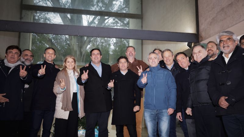Kicillof homenajeó a Perón en San Vicente y reivindicó las banderas históricas del peronismo