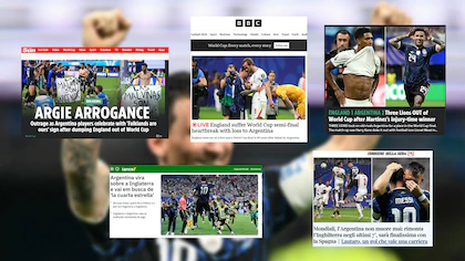 El mundo rendido ante Argentina: así reflejó la prensa internacional la victoria sobre Inglaterra