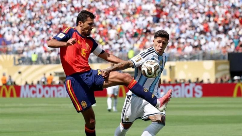 La Scaloneta luchó hasta el final, pero España se quedó con el Mundial