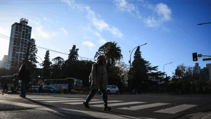 La Plata arrancó la semana bajo cero