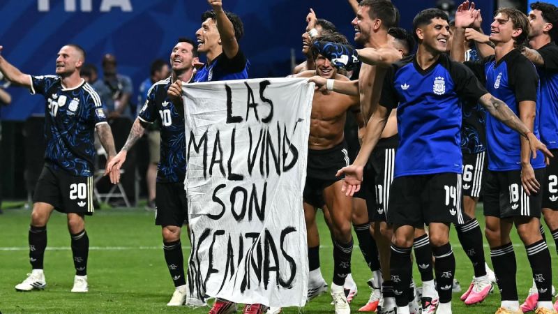 Las Islas Malvinas marcaron el festejo de la Selección: "No podíamos fallarle el pueblo"