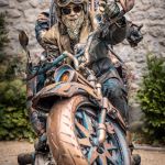 Un artista platense ganó el campeonato europeo de estatuas vivientes con una obra que conquista Barcelona