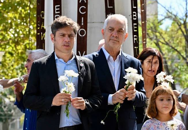 Kicillof y Alak encabezan en La Plata un acto homenaje a Evita a 74 años de su muerte