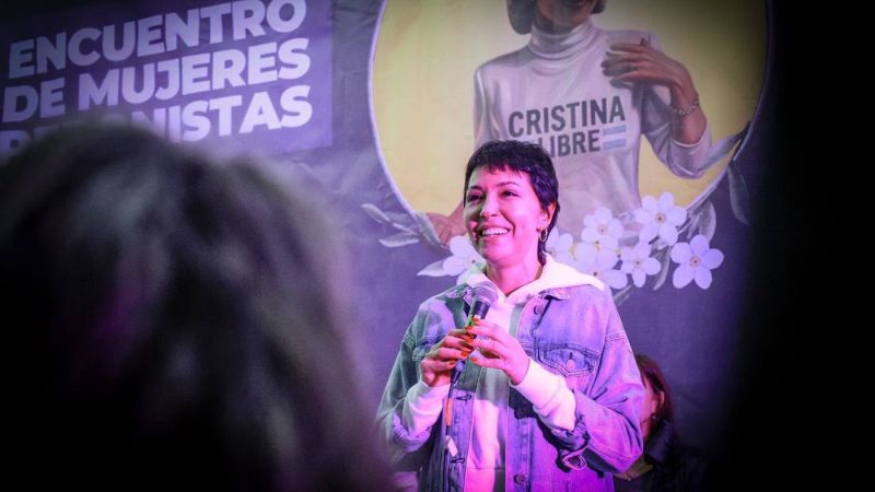 Mayra Mendoza en La Plata: participó de un encuentro de dirigentes peronistas femeninas