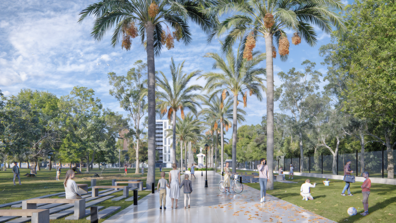 El Concejo dio luz verde a la transformación integral del Parque Saavedra