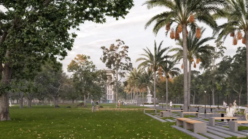 Parque Saavedra: comienzan las tareas preliminares para la esperada remodelación