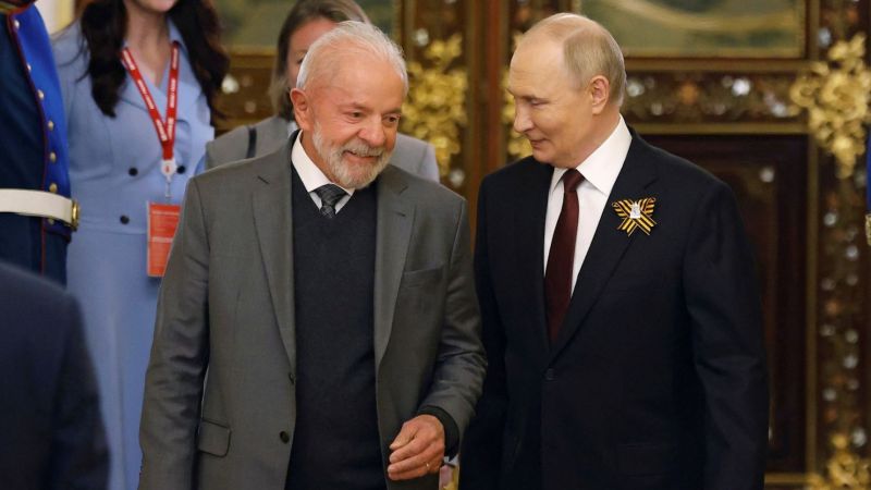 Putin y Lula hablaron por teléfono y analizaron el comercio bilateral en medio de una visita oficial rusa a Brasil