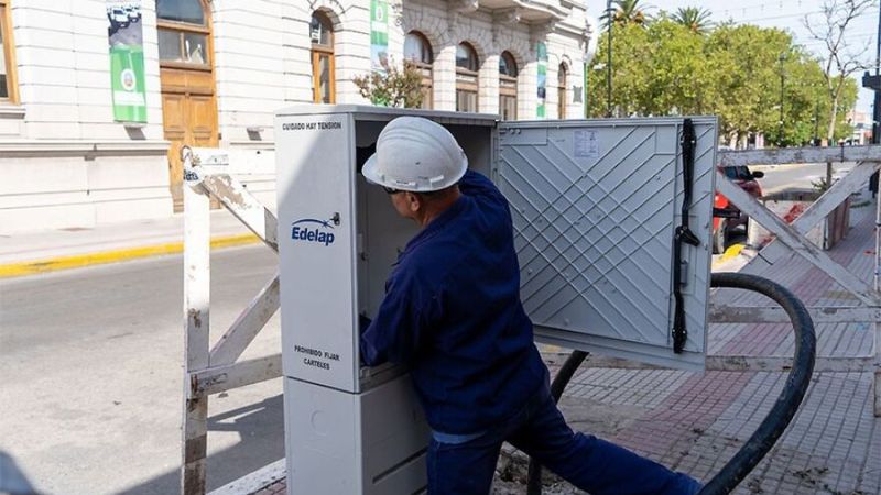 Trabajos de Edelap: la zona céntrica podría quedarse sin servicio durante varias horas