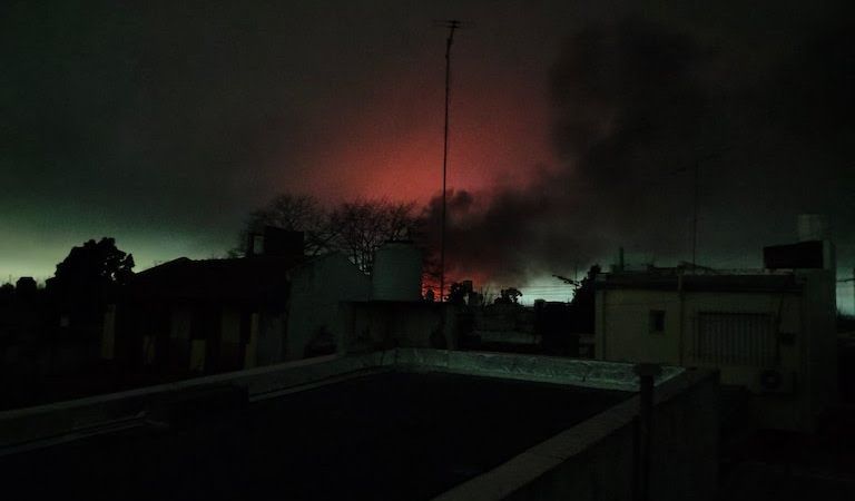 Un incendio en una central eléctrica de Tolosa provoca un gran apagón en la ciudad