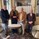 Osvaldo Cornide visitó La Plata: mantuvo un encuentro con el arzobispo Carrara y empresarios