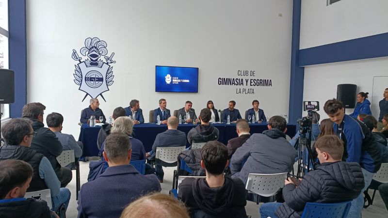 Anacleto y un mensaje claro: “Para tener un Gimnasia grande, tenemos que tener un Club viable”